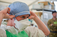 Thumbnail of doctor wearing surgical mask