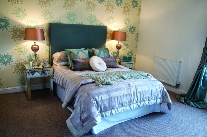 Spacious bedroom