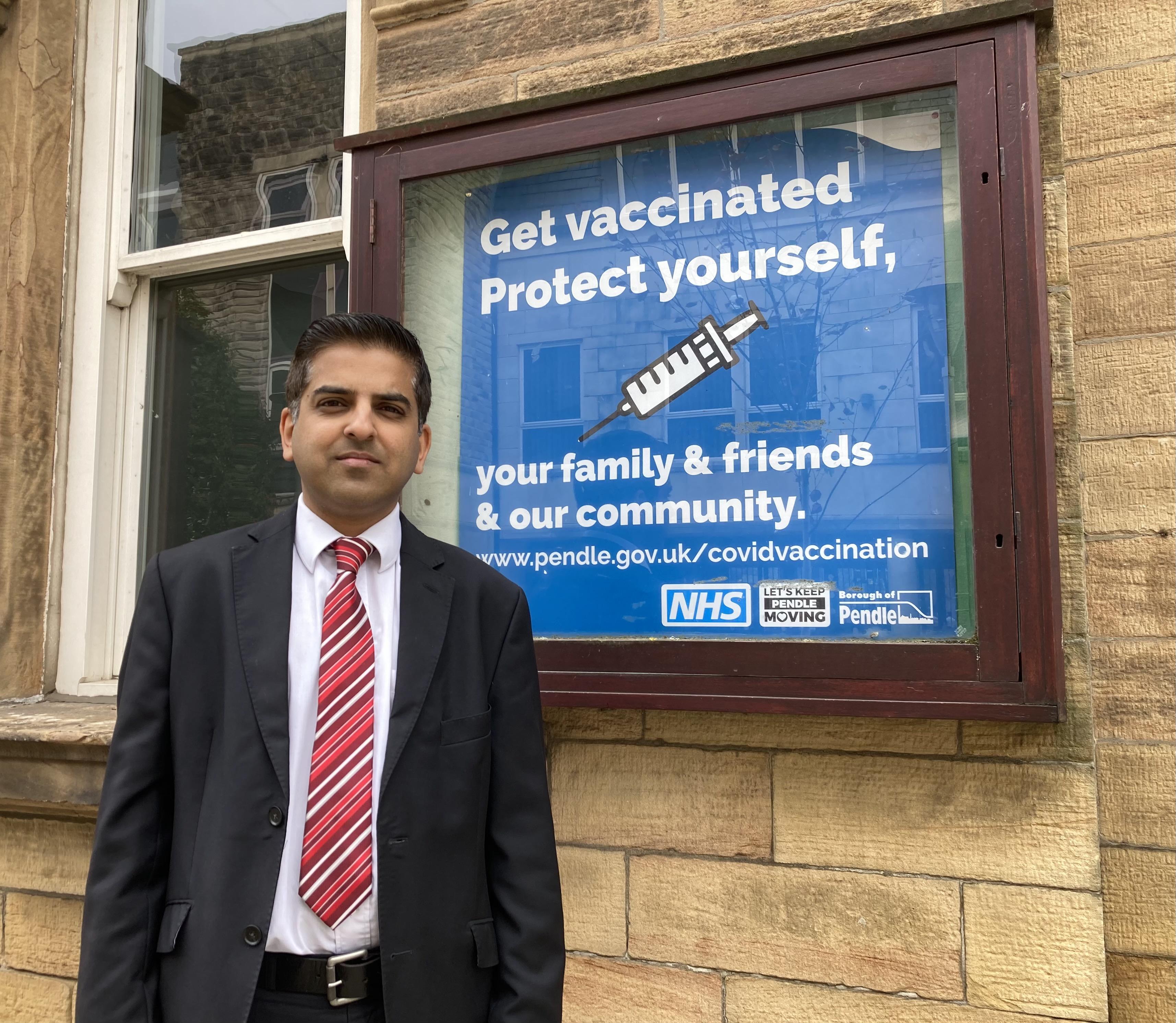 Pendle Council teams up with NHS to offer Covid-19 vaccination at home