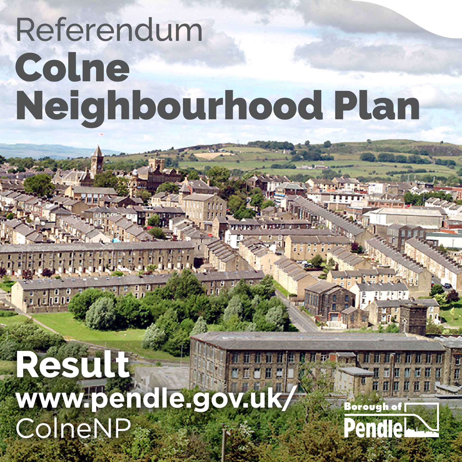 Colne residents vote yes!