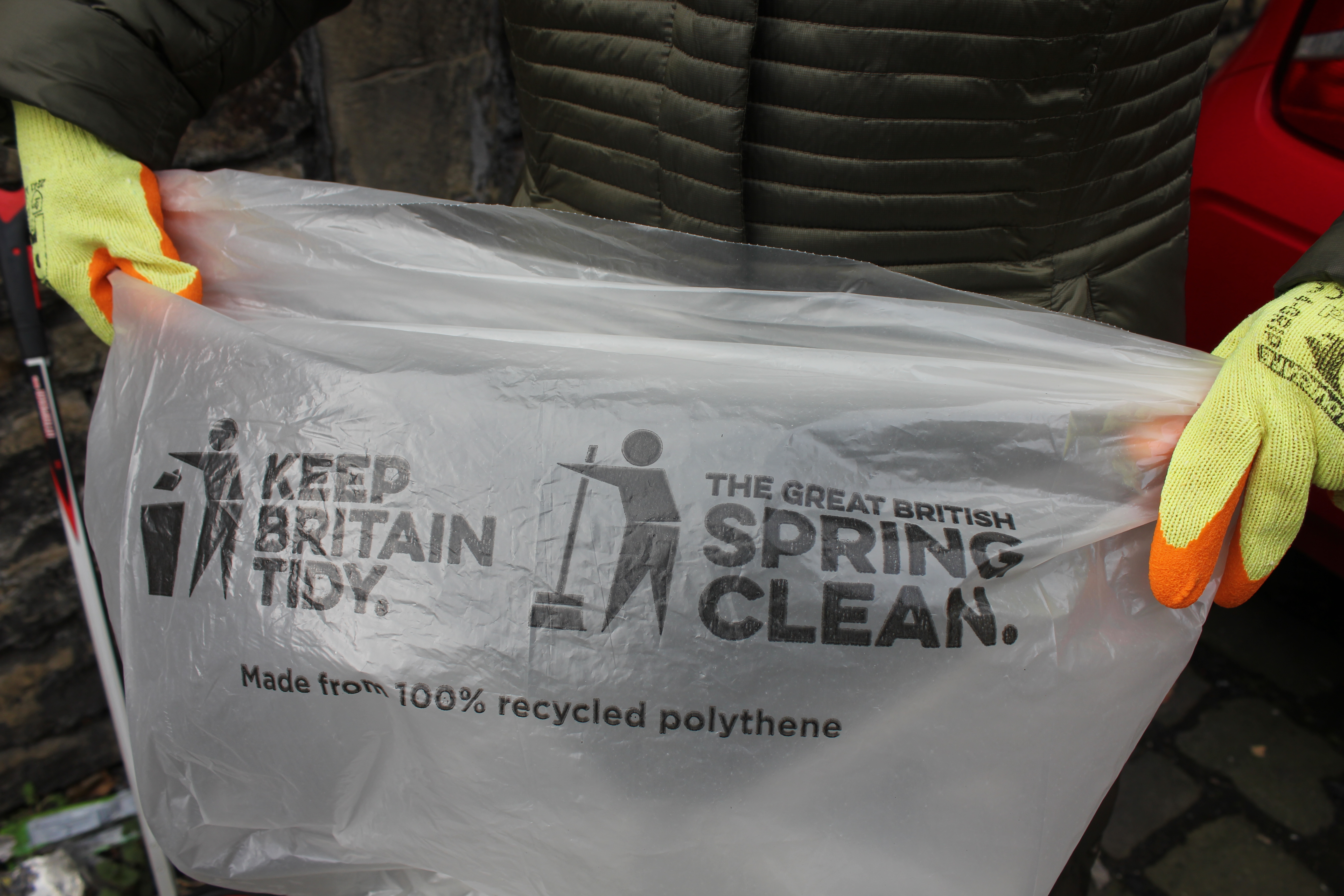 Pendle Council is providing litter bags and litter picks.