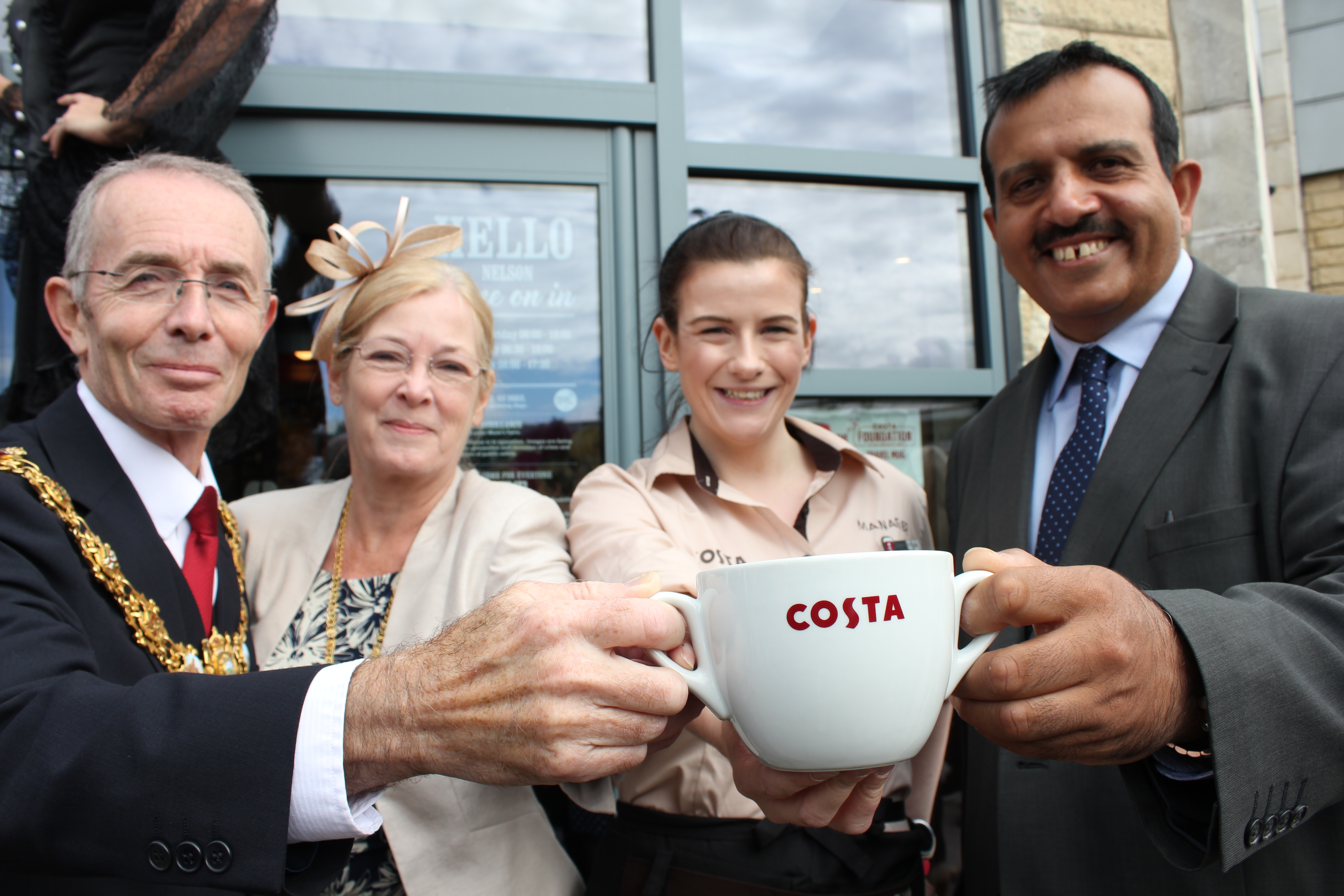 a news release on Costa coming to Nelson and the town on the up