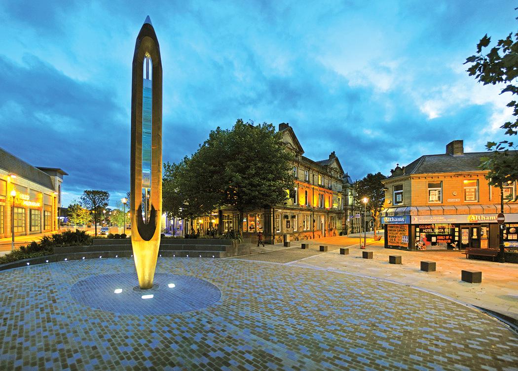 Photo of Nelson town centre by Andy Ford