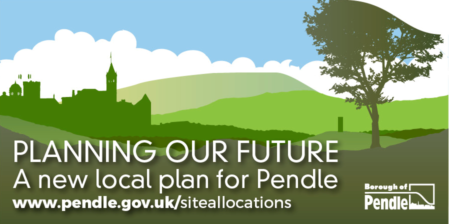 Graphic used to help promote the Pendle Local Plan