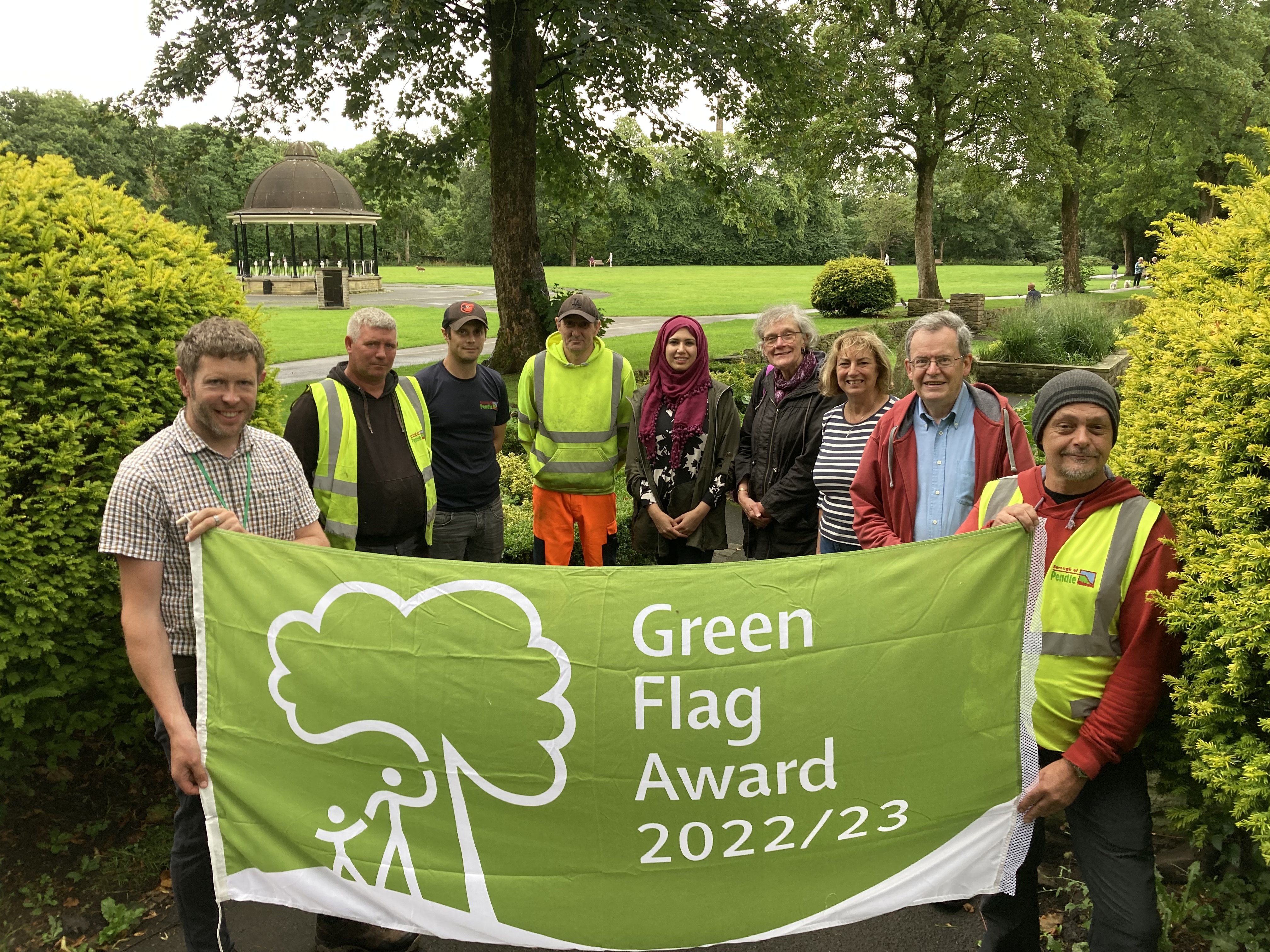 Seven Pendle Parks awarded the coveted Green Flag Award as they are officially recognised as being among the country’s best parks.