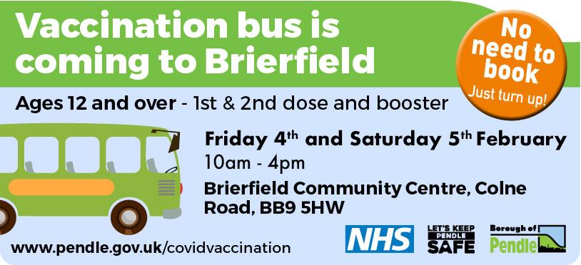 Vaccination bus is coming to Brierfield