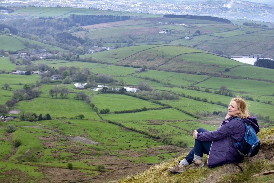 Bestselling author climbs Pendle Hill as new Quaker walk is developed