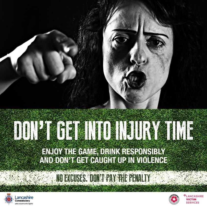 Pendle Community Safety Partnership gives domestic violence the red card!