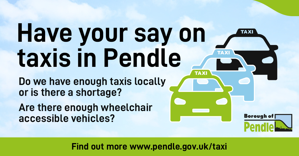 Have your say on taxis in Pendle