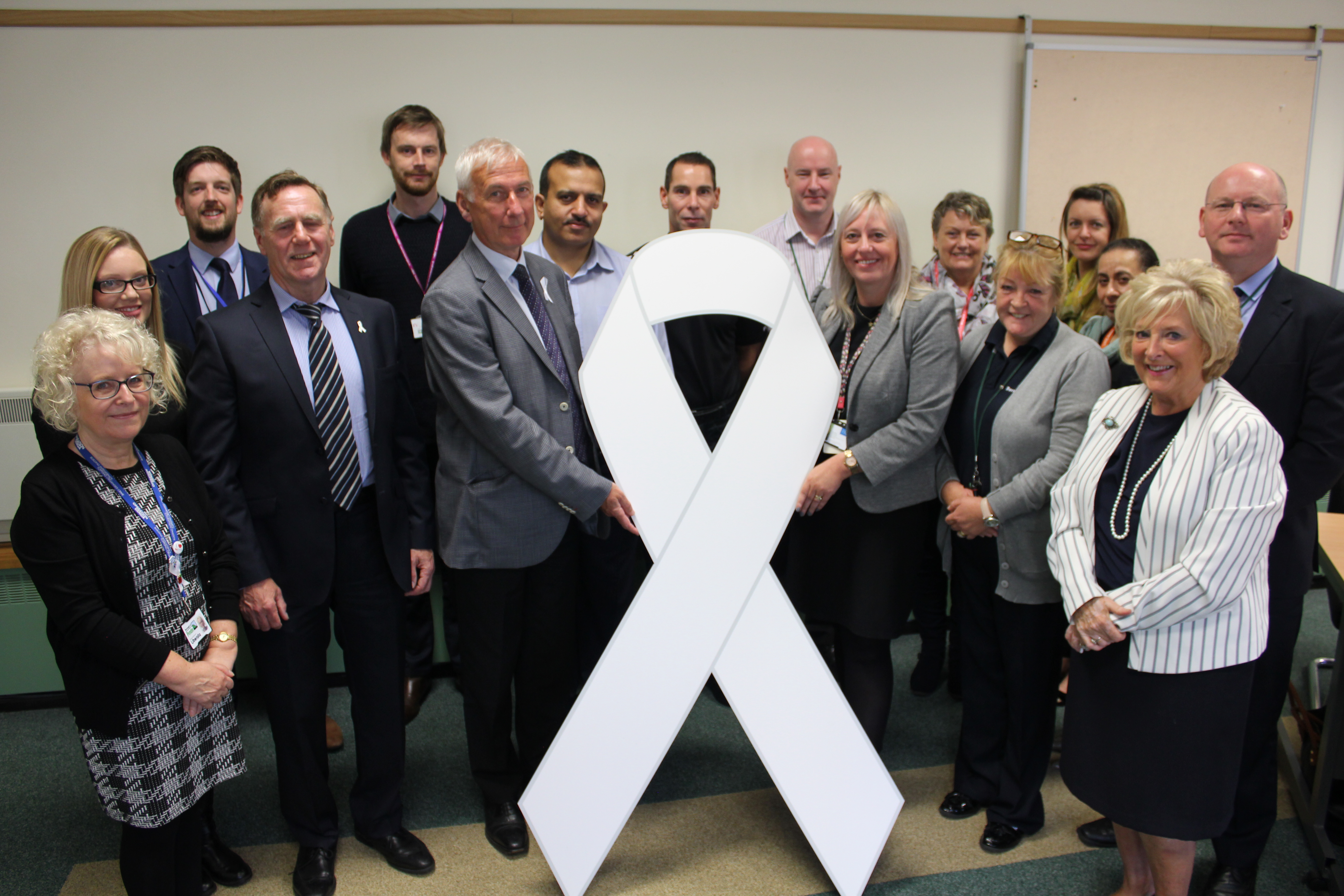 Pendle marks its commitment to ending violence against women and girls