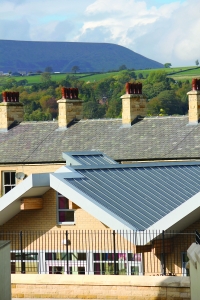 Whitefield with Pendle Hill in the background